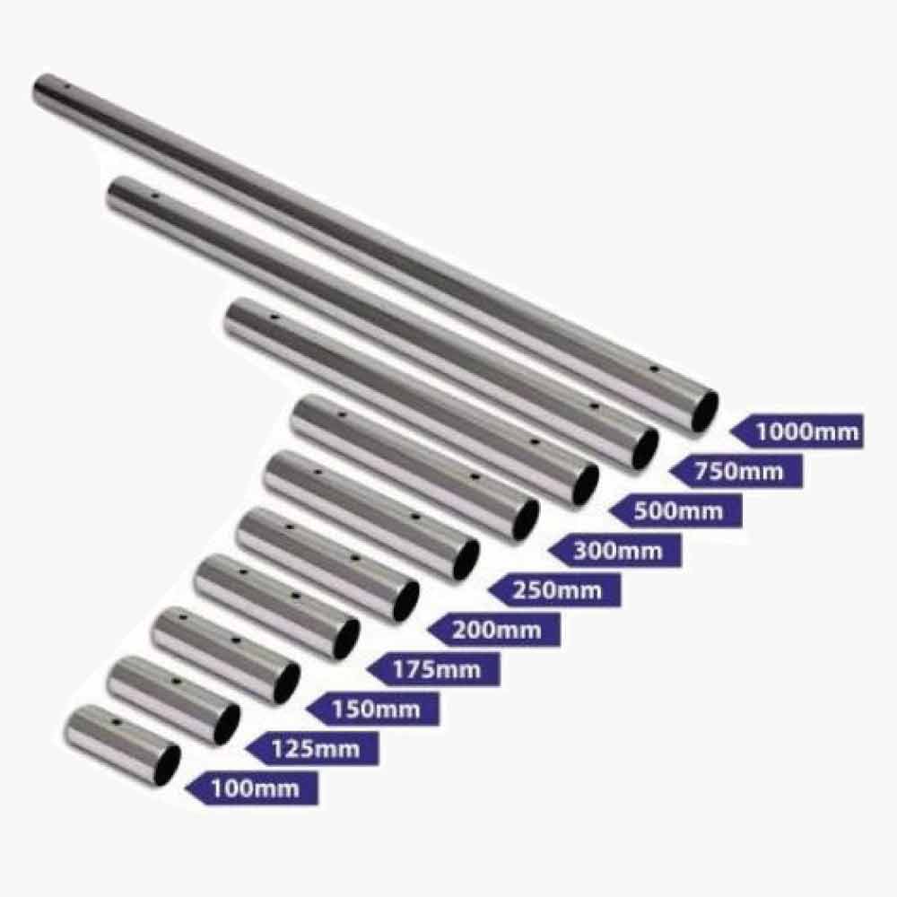 X-Pole Micro Base For X-Pert NX Poles (2010-current) – 5" Diameter, Chrome, Original Part