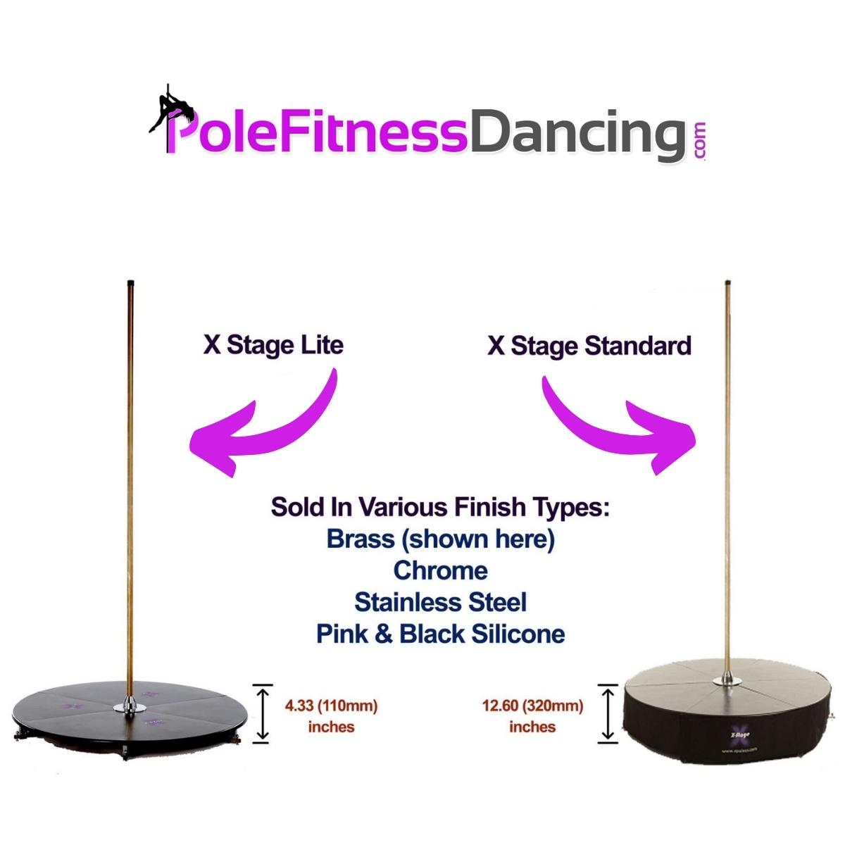 X Pole X Stage Lite Freestanding Dance Pole Kit Pole Fitness 