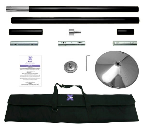 Pink Or Black Powder Coated X Pole XPert Dance Pole Kit The Pole