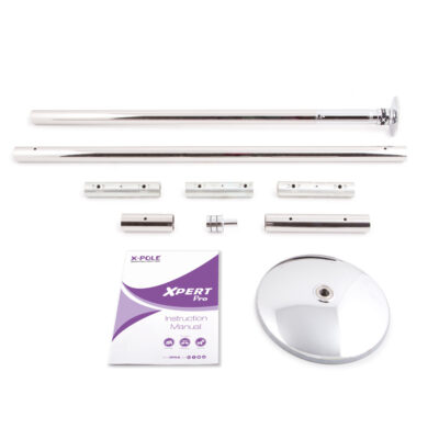 X-Pole XPert Pro PX model stainless steel dance stripper pole kit portable spinning static home