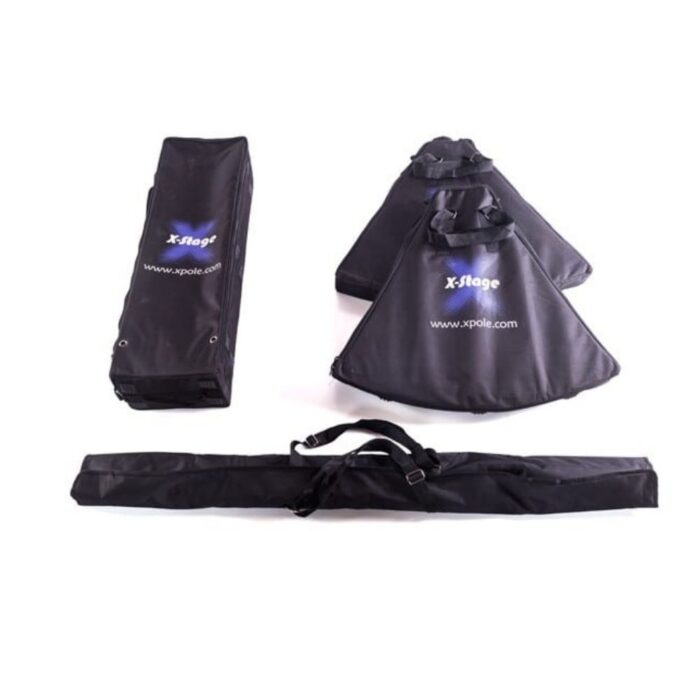 x pole standard stage carrying bags with pole parts