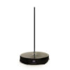 x stage black powder coated standard portable stand alone free standing dance pole with platform base
