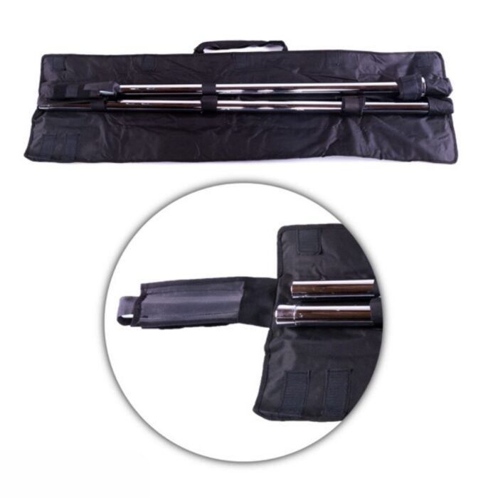 x stage standard pole parts in carry bag