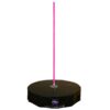 x stage standard portable stand alone free standing dance pole with platform base chrome stainless pink