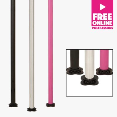 black pink stainless chrome static lil mynx original dance pole stripper dancing - 2