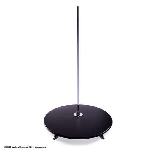 X Pole Stage Lite stainless steel freestanding portable dance pole with base