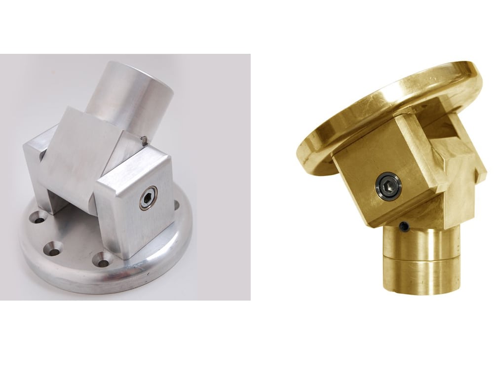 X Pole X Sport vaulted ceiling mounts in silver and gold Pole Fitness