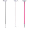 X Pole dancing poles in chrome black white and pink powder coated colors for sale