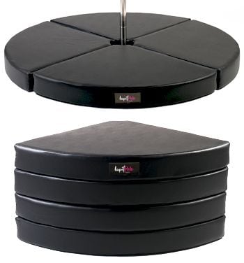 Lupit Black Round Pole Dance Crash Mat