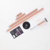 Lupit Desert Flower Peach colored powder coated pole dancing pole for home studio fitness professional kit