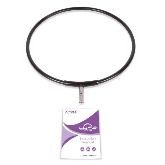 A lyra pole and instruction manual