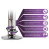 X-LOCK-ANNOTATED- bottom of spin lock feature base of PX model XPert X Pole