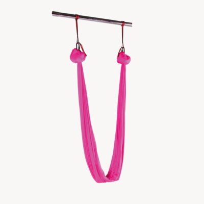X Pole aerial hammock yoga fitness home outdoors trapeze pink purple