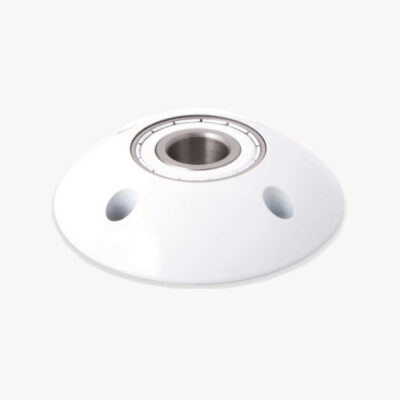 XPole Powder Coated White Home Mount with White bearing