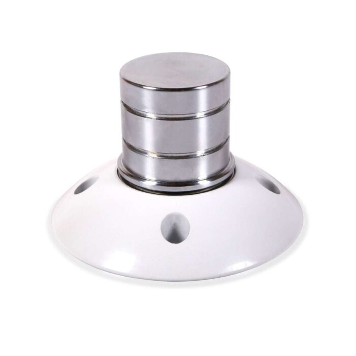 X-Pole White Powder Coated Home Mount with short shaft inserted
