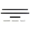 X Fly Pole in Silicone Black