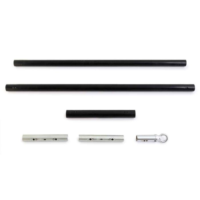 X Fly Pole in Silicone Black