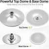 standard chrome pole dancing pole silicone soft rubber dome base seal view yah