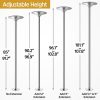 yahee dance pole height chart