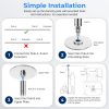 metal joint x durable sturdy smoothing connection pole dancing fitness club for home use bottom installation