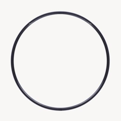 Lupit aerial lyra hoop in black powder coated with 30mm
