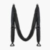 Yoga Swing black with kit with ceiling mount, carry bag, carabiners, and daisy chains.