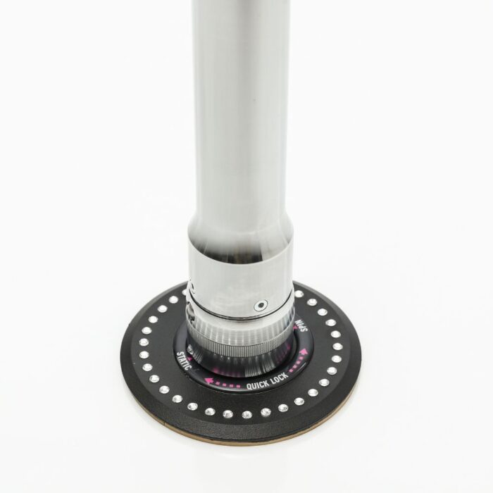 lupit chrome g2 quicklock 42mm 45mm pole dancing pole