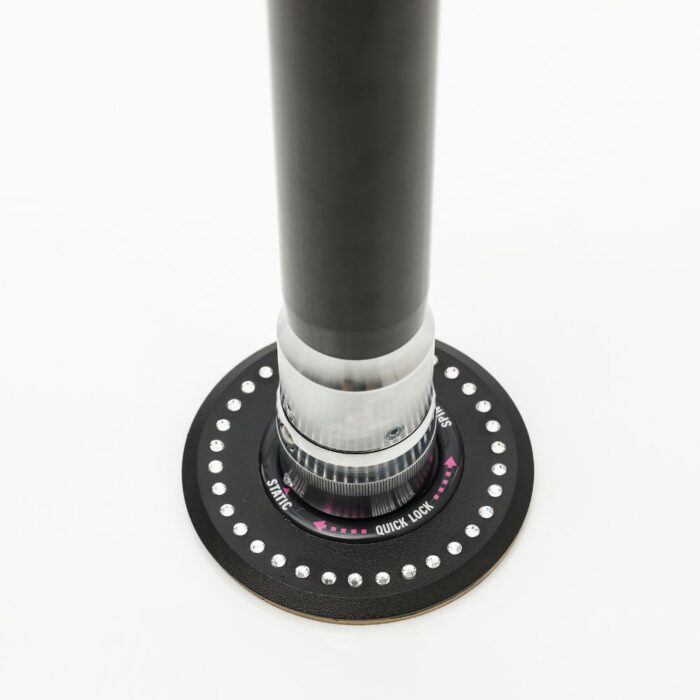 lupit g2 quicklock black powder coated pole dancing pole 45mm