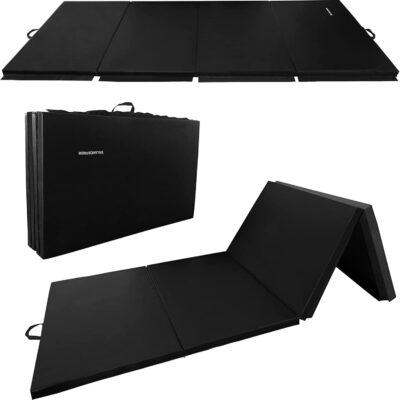 black square 4foot by 10ft gymnastics dance pole standard crash mat
