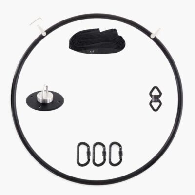 The Lupit Lyra hoop bundle with swivel, 3 carabiners, ceiling mount and spanset