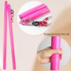 Pink hanging fly pole dancing pole for home studio fitness with rigging kit riggging