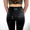 sticky pole dancing leggings with grip silicone fitness glute view